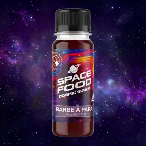 Sirop Barbe à Papa : Cosmic Syrup 180mg THC
