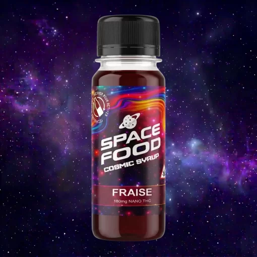 Sirop Fraise : Cosmic Syrup 180mg THC