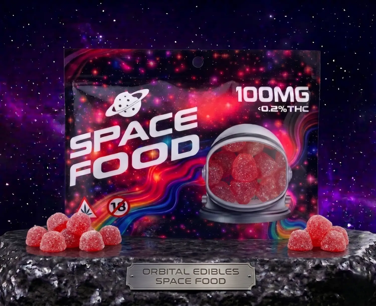 Gummies Boules Fraise 100MG
